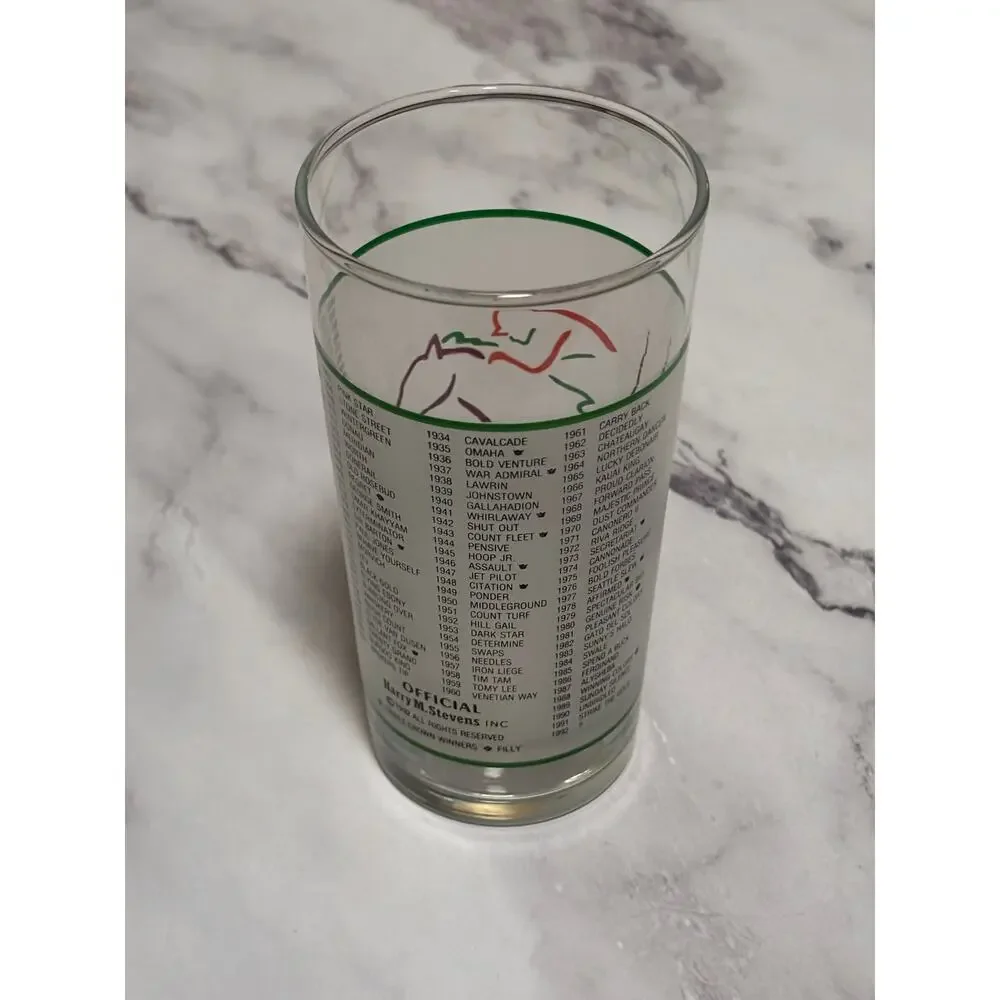 1992 Kentucky Derby Official 118 Churchill Downs Vintage Julep Glass Louisville
