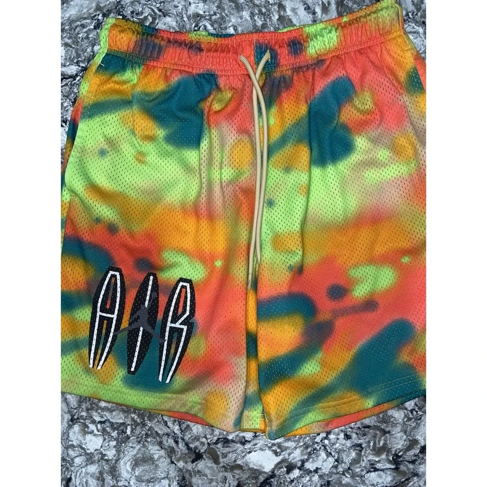 Air Jordan Shorts Mens XL Tie Dye Liner Basketball Jumpman