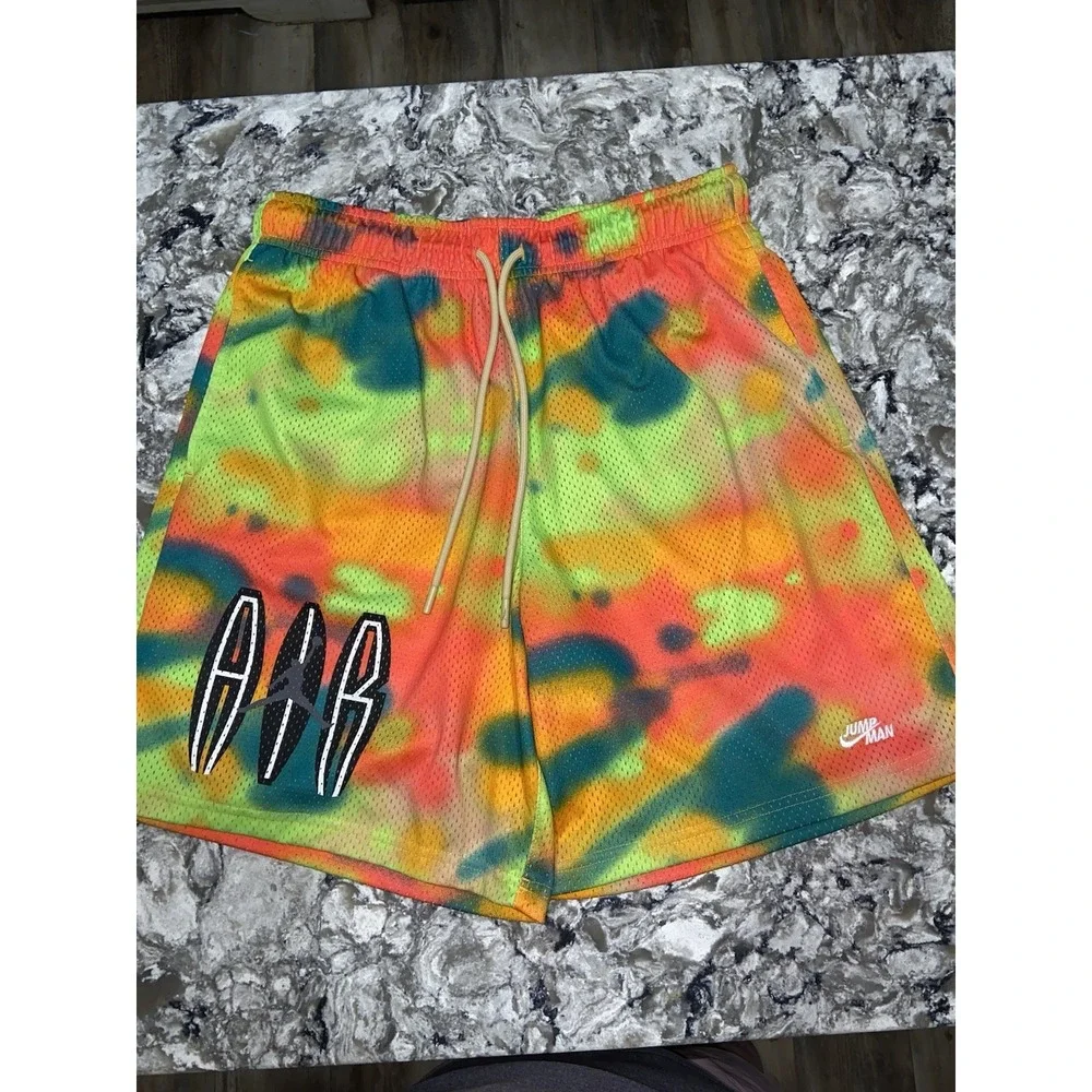 Air Jordan Shorts Mens XL Tie Dye Liner Basketball Jumpman