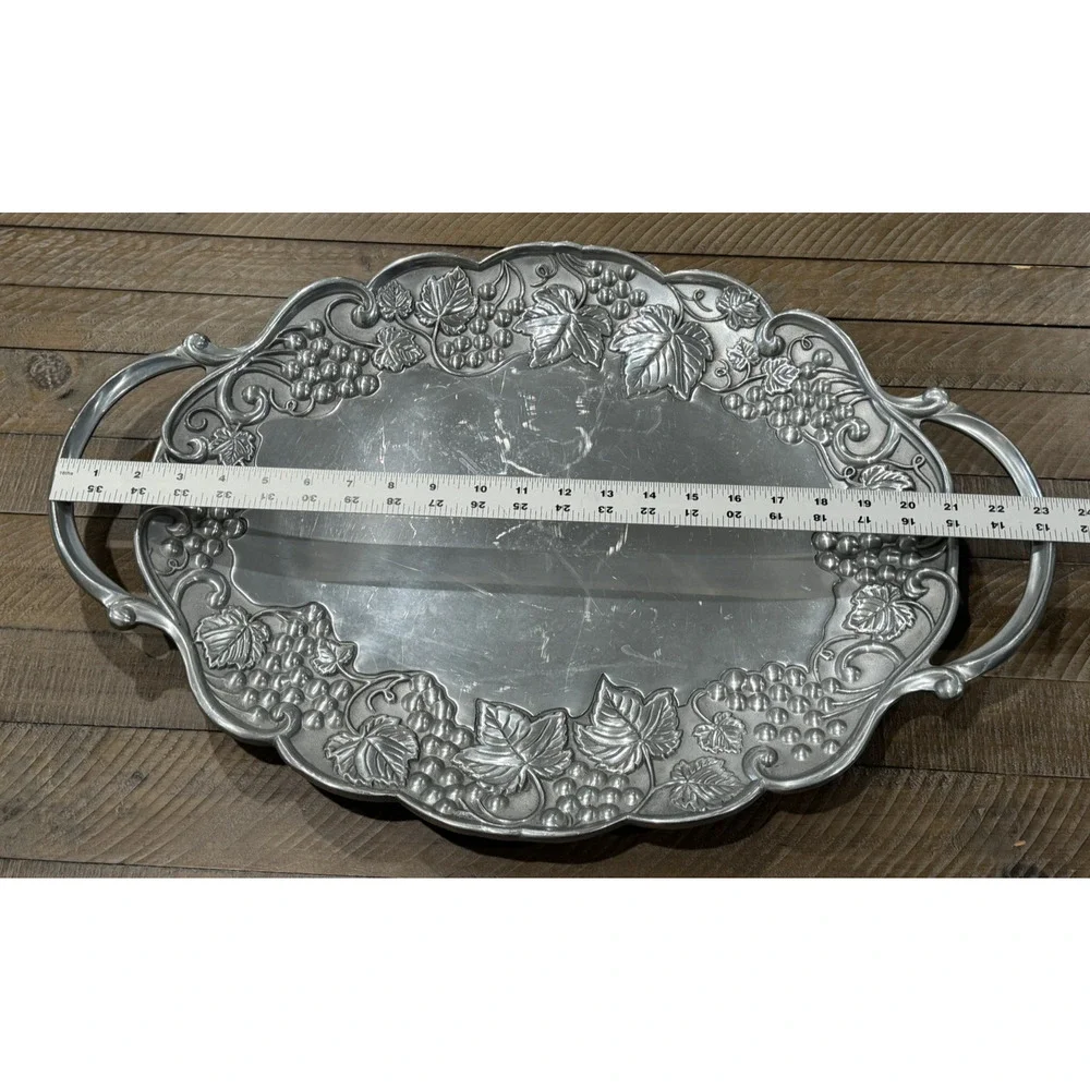 Lenox platter handled