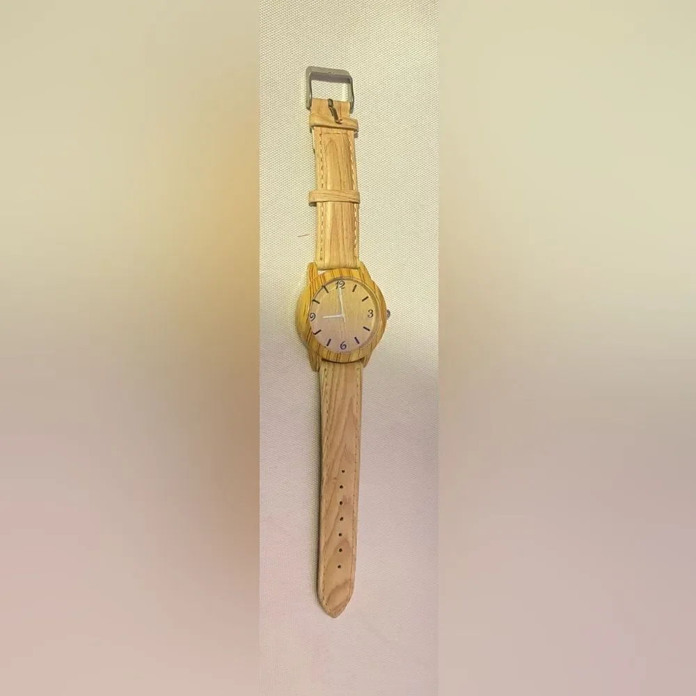 🛍️stainless steel Wood Wrist Watch For Women personalized Gift 🎁