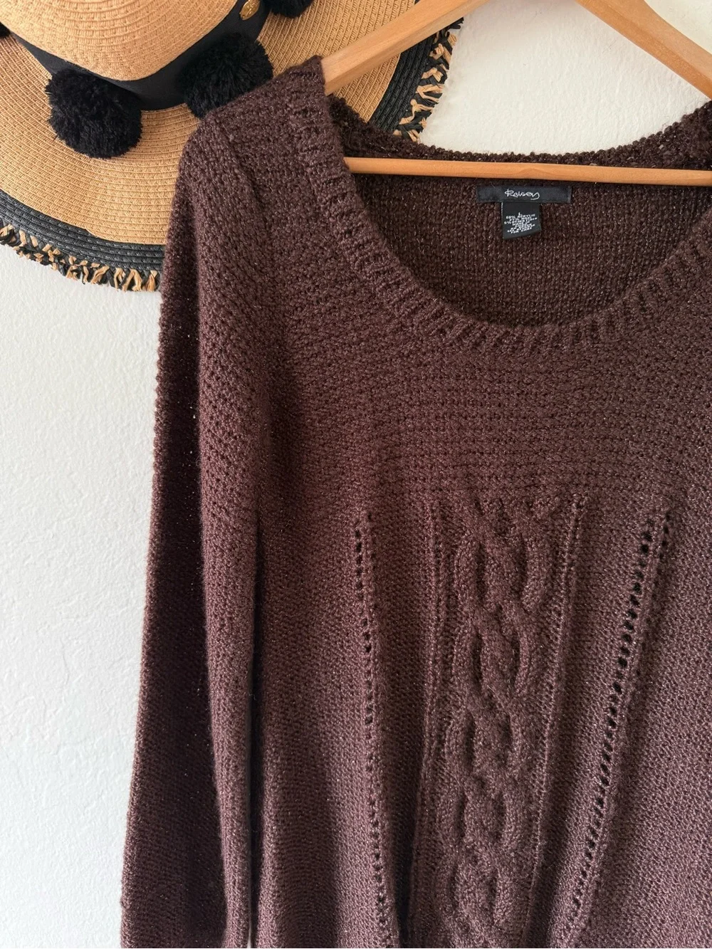 Raisey brown wool