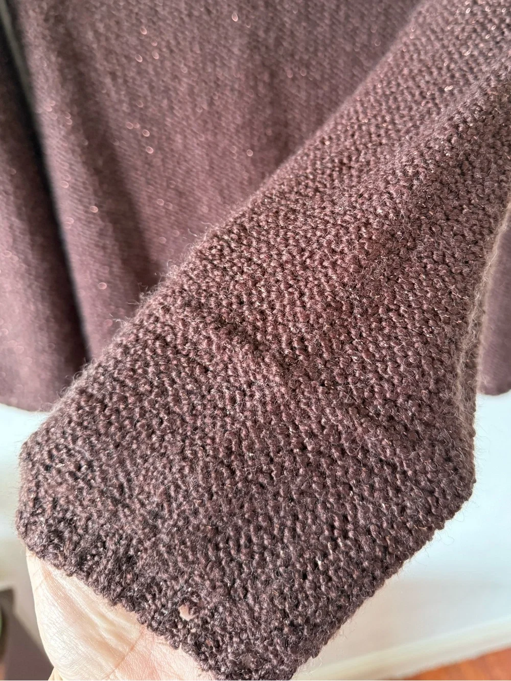 Raisey brown wool