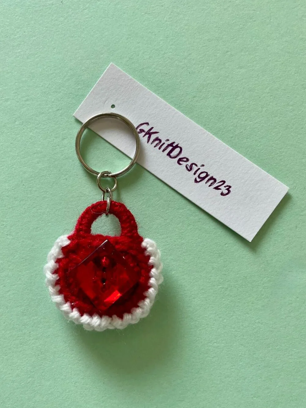 GKnitDesign23 crochet keychain