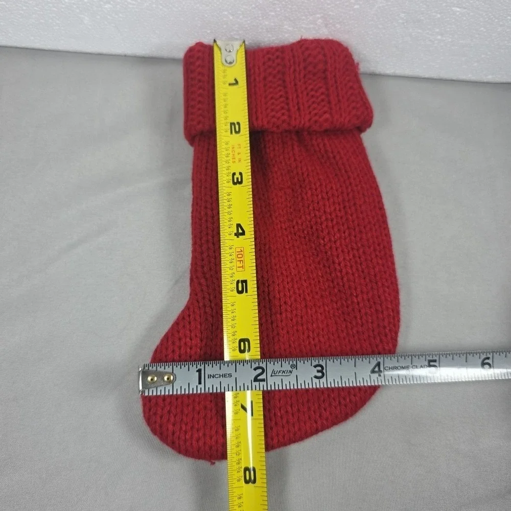 Letter N Wondershop Monogram Mini‎ Christmas Stocking Initial Red Knit Target
