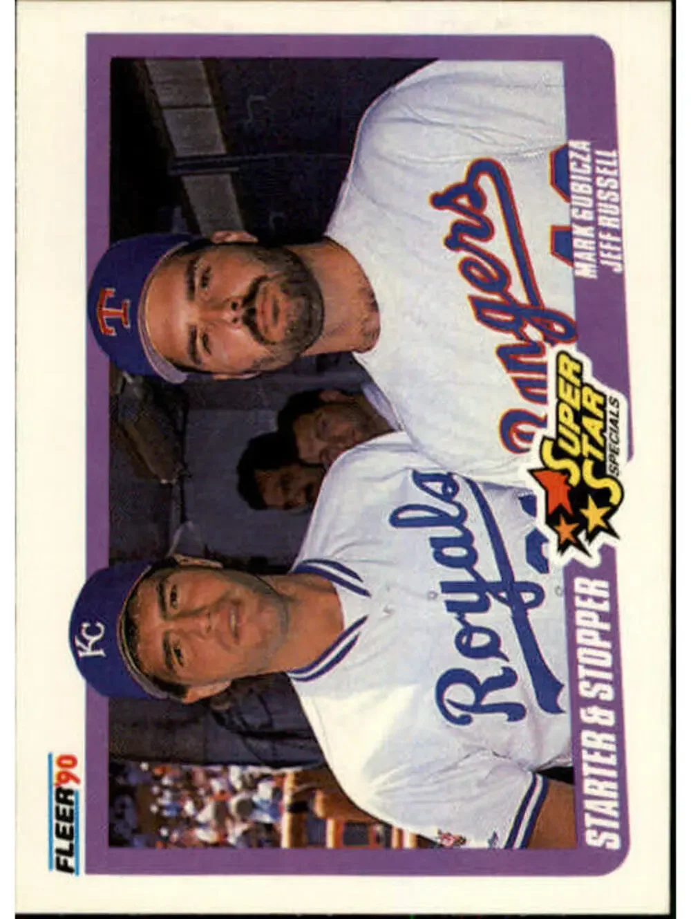 1990 Mark Gubicza / Jeff Russell Fleer Baseball Card #633