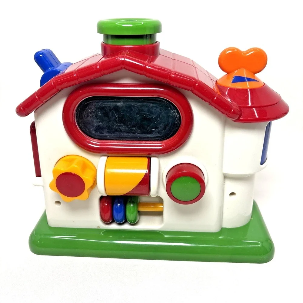 TOLO Pop‎ Up Farm First Friends Barn Toy Set Infant Toddler Primary Colors Cow
