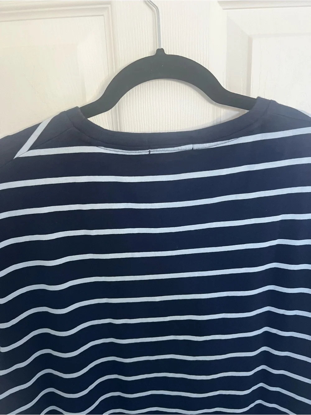 Polo by Ralph Lauren Navy & White Striped Short-Sleeve Tee with Red Pony