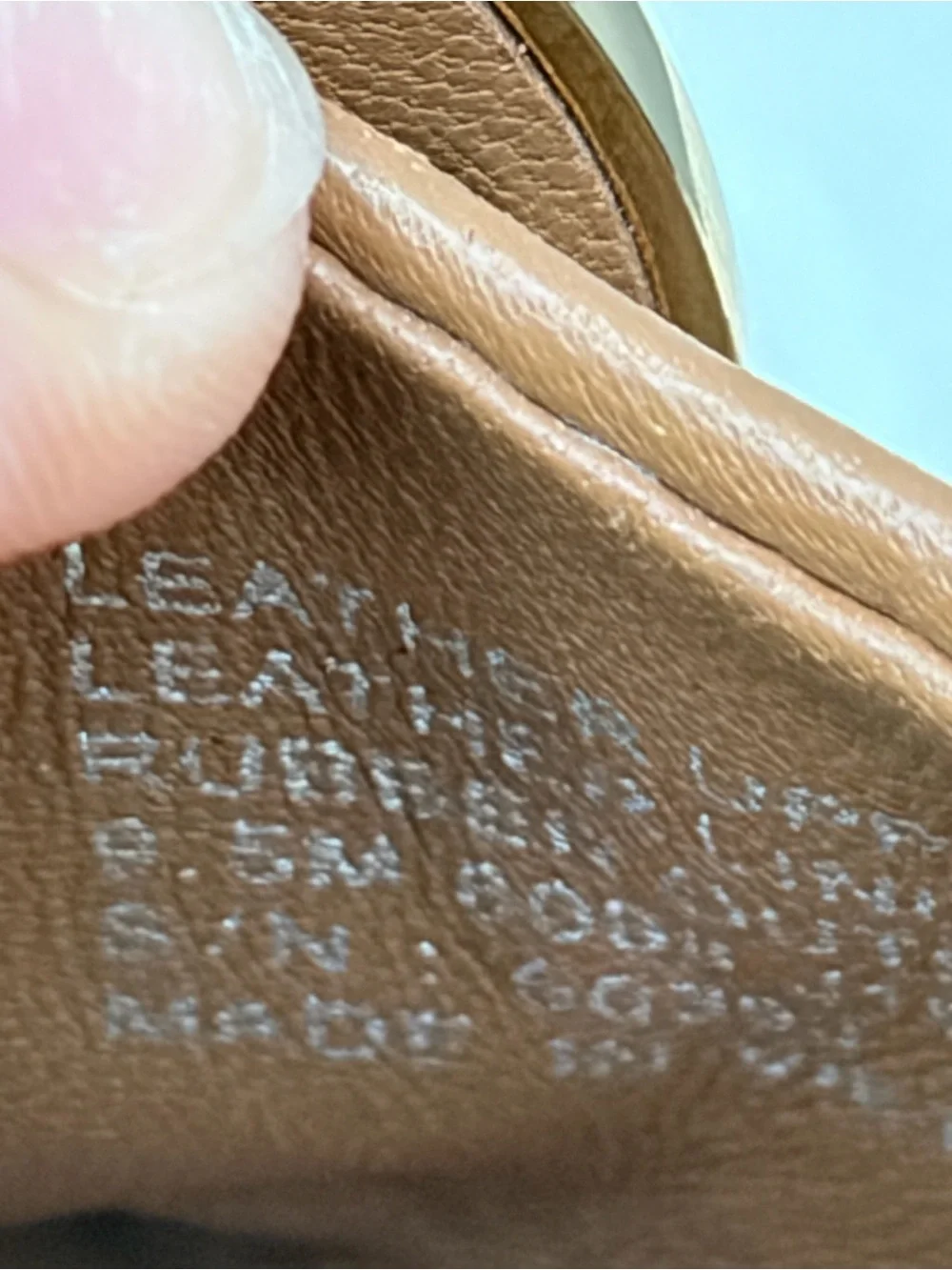 Tory Burch Brown Leather Reva Flats Size 9.5