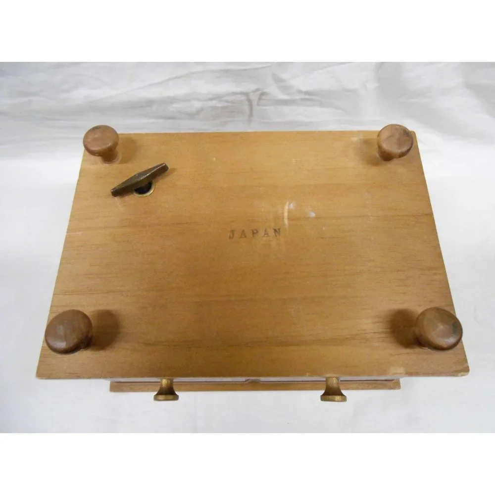 Vintge Japan Linden Music Jewelry Box Works Aniversaly Walty/These Were The Days