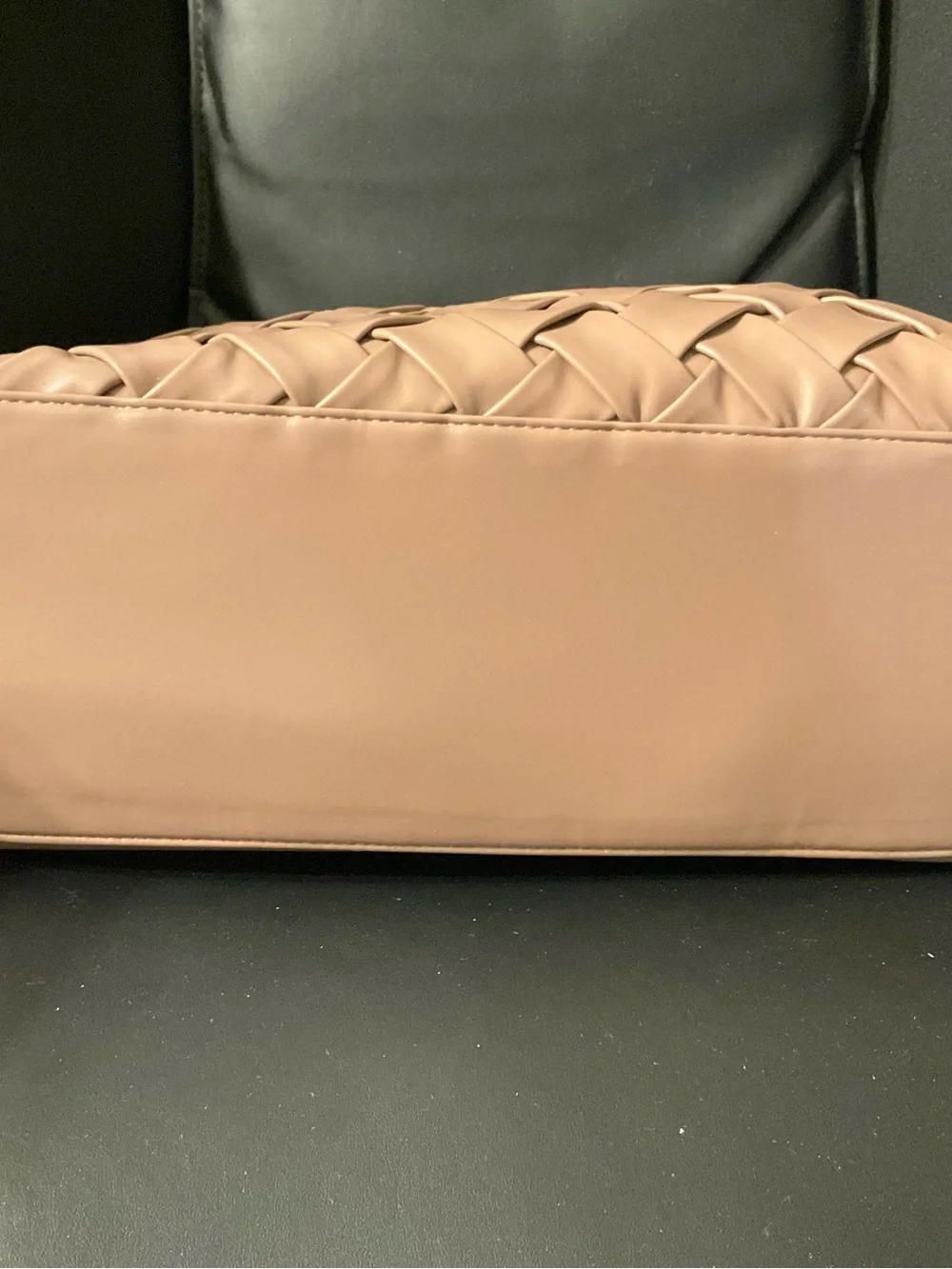 bebe woven satchel