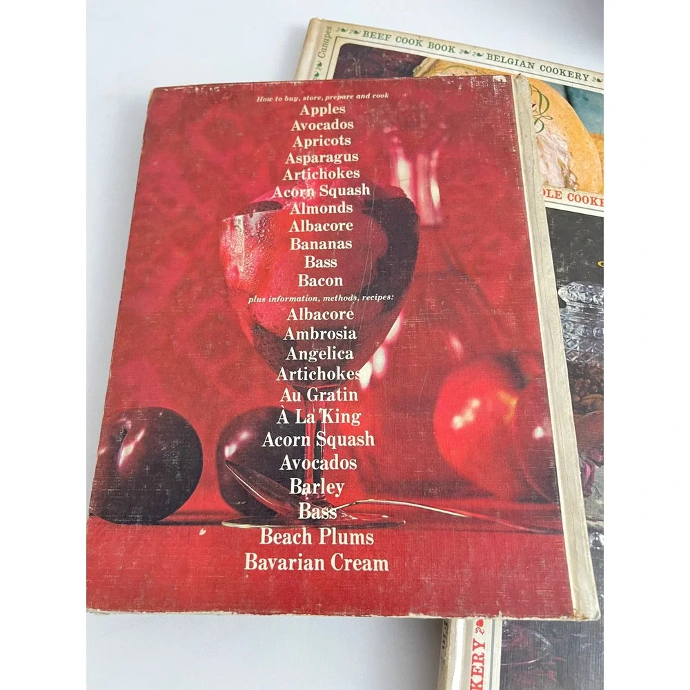 Vintage Womans Day Encyclopedia of Cookery Volumes 1‎ 2 4 Hardcover Cookbook Set