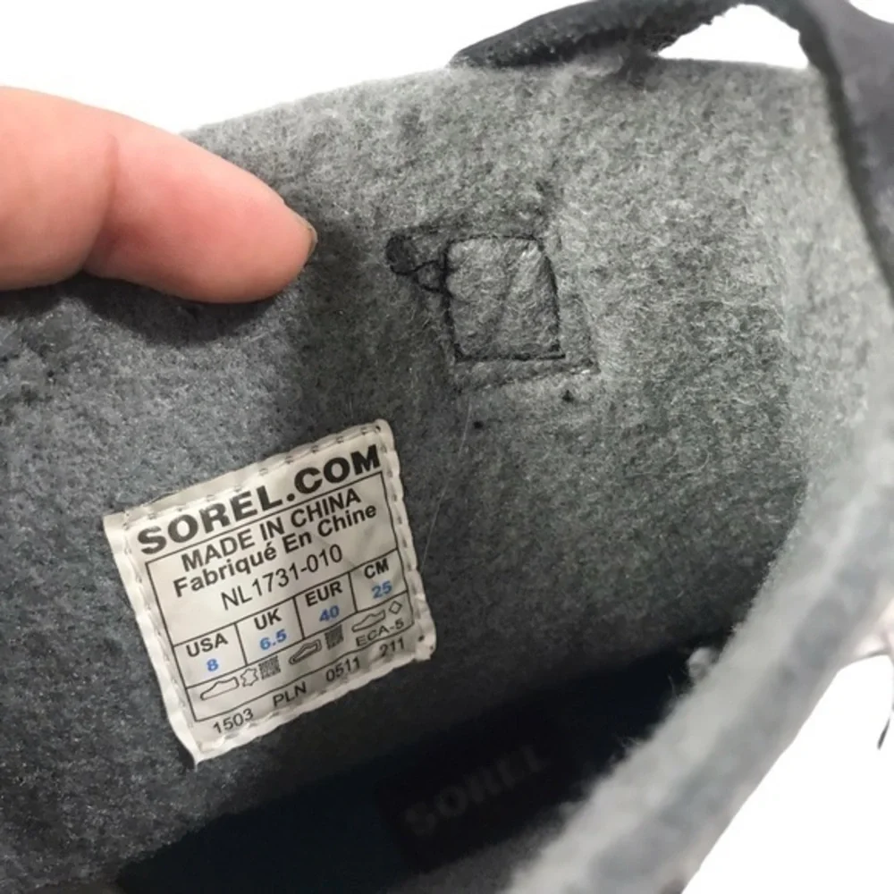 Sorel used leather