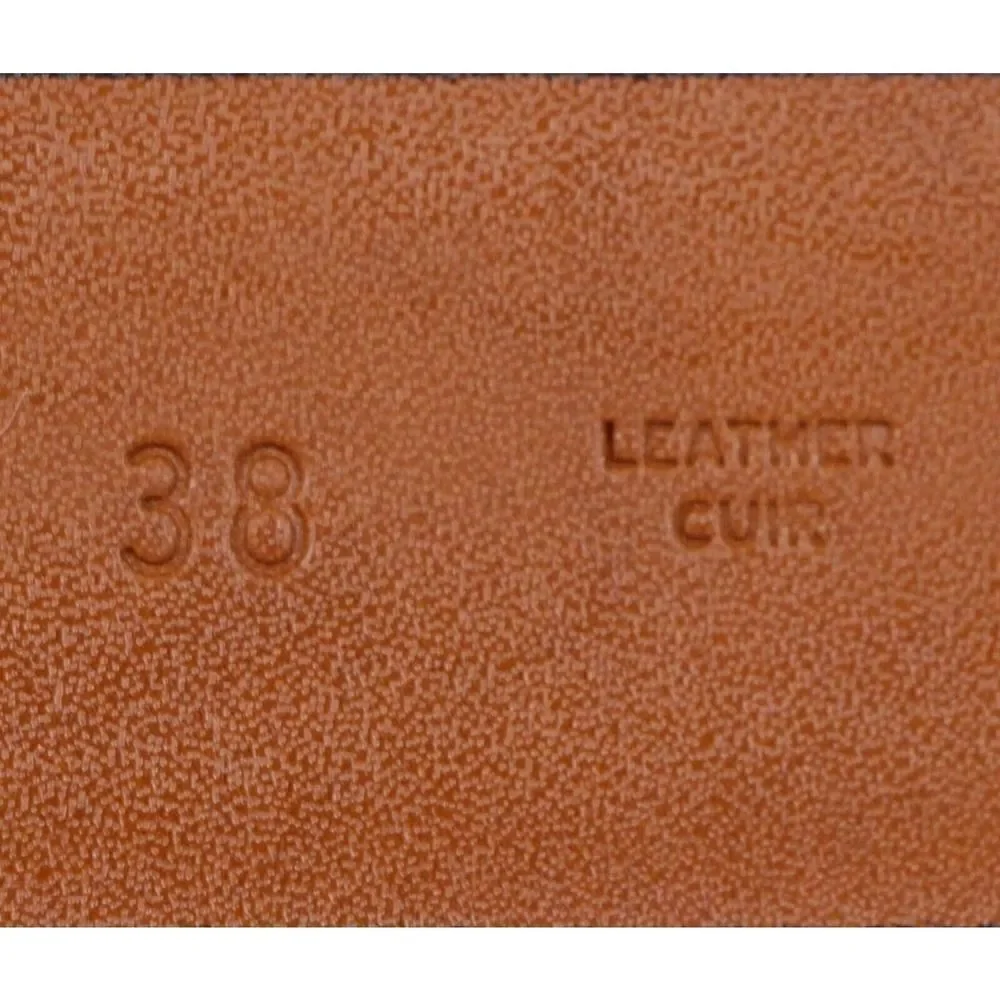 Nordstrom BROWN GENUINE LEATHER 1 3/8