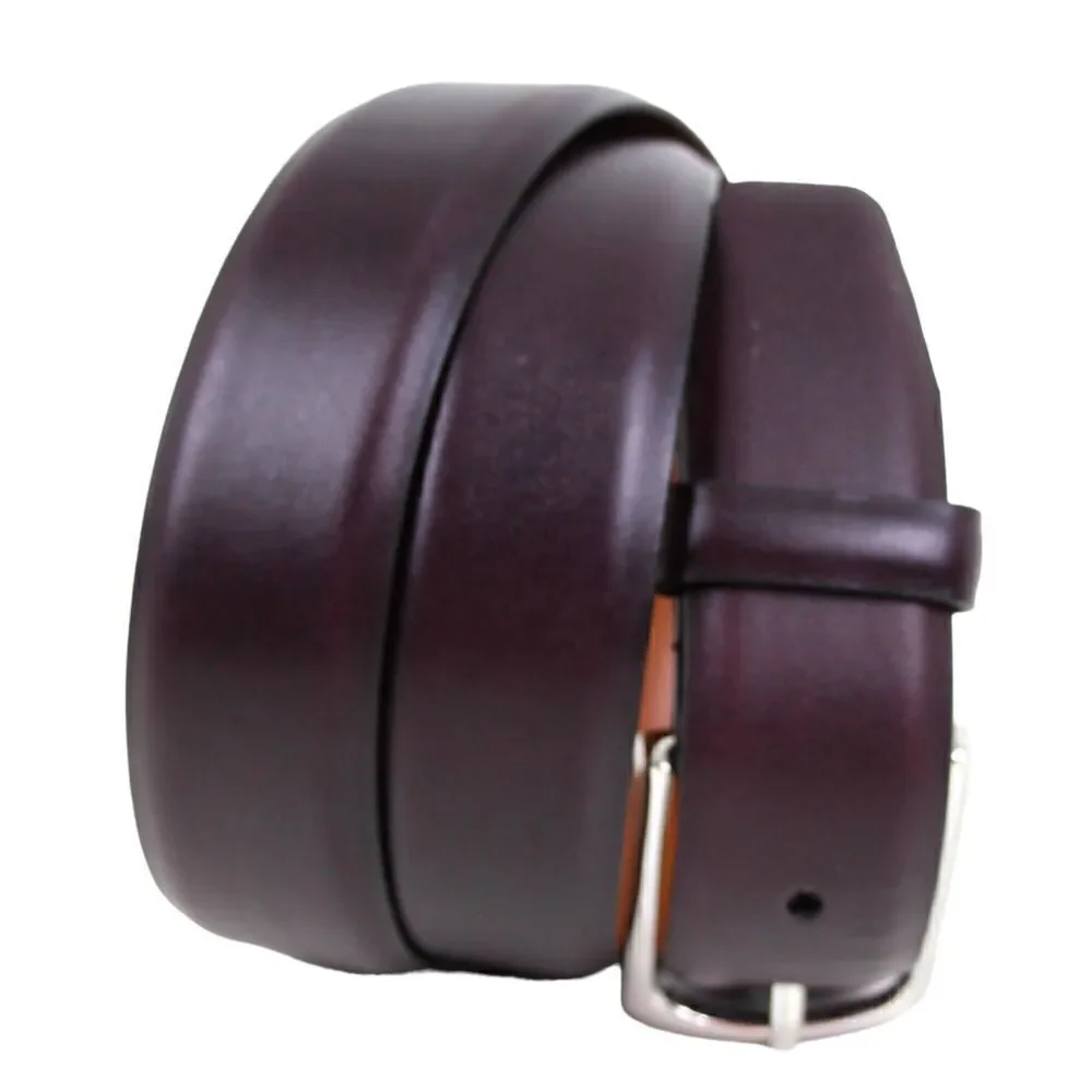 Nordstrom BROWN GENUINE LEATHER 1 3/8