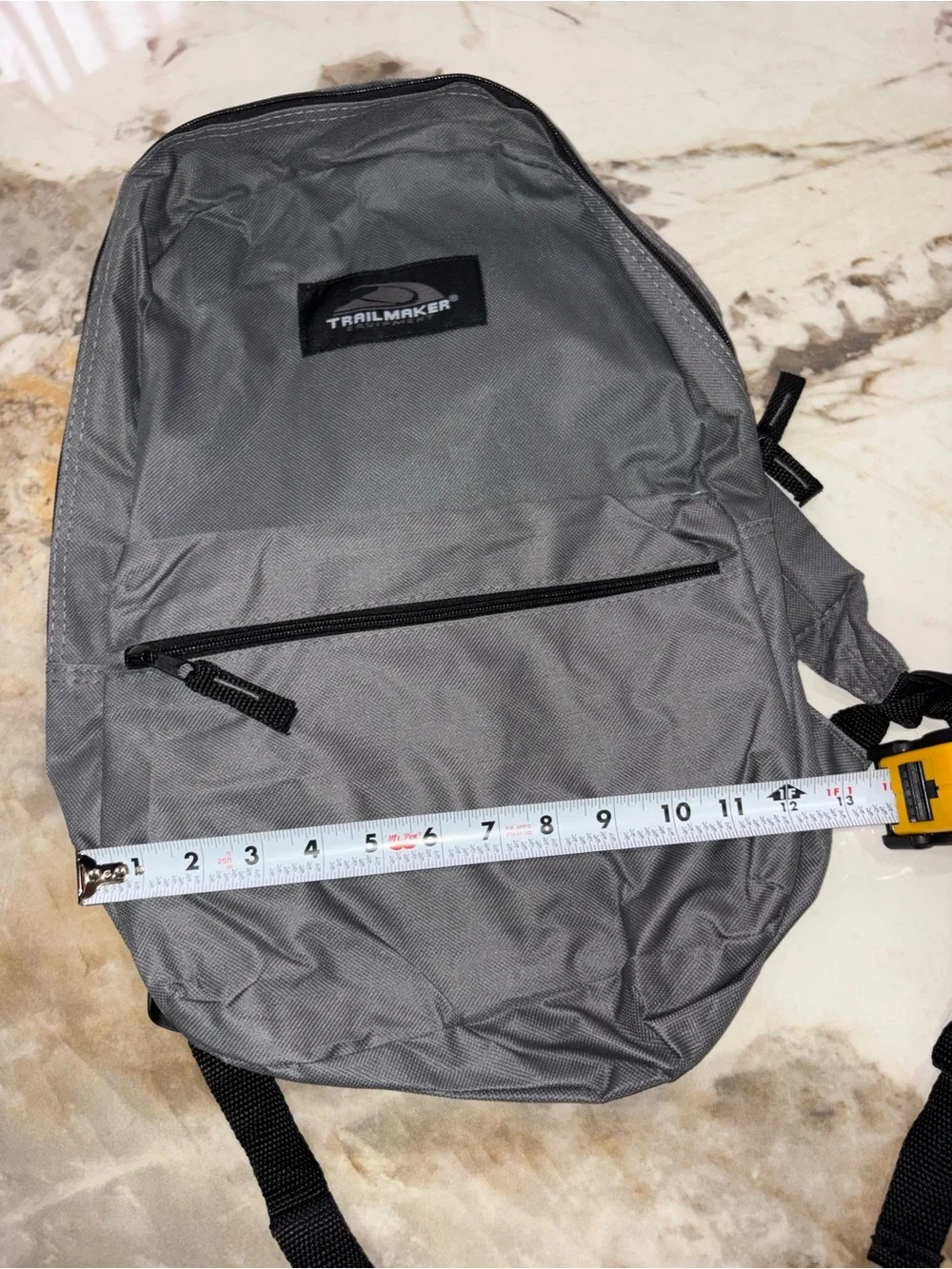 Trail maker gray backpack