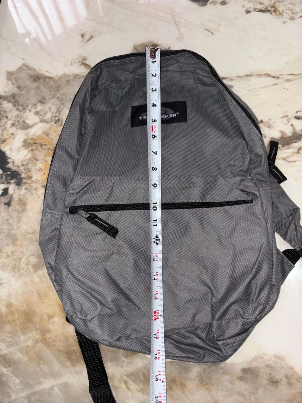 Trail maker gray backpack