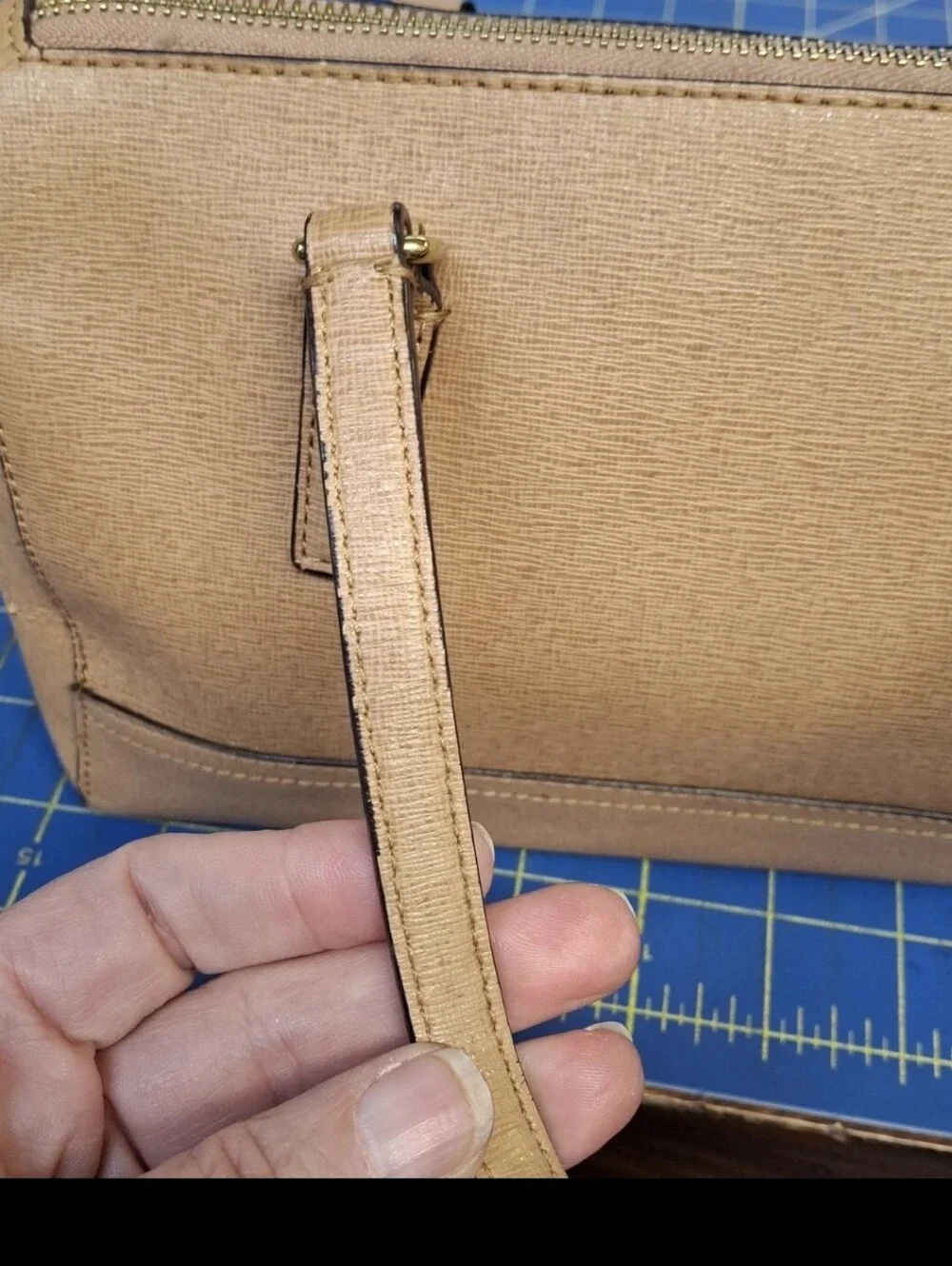 Coach tan leather
