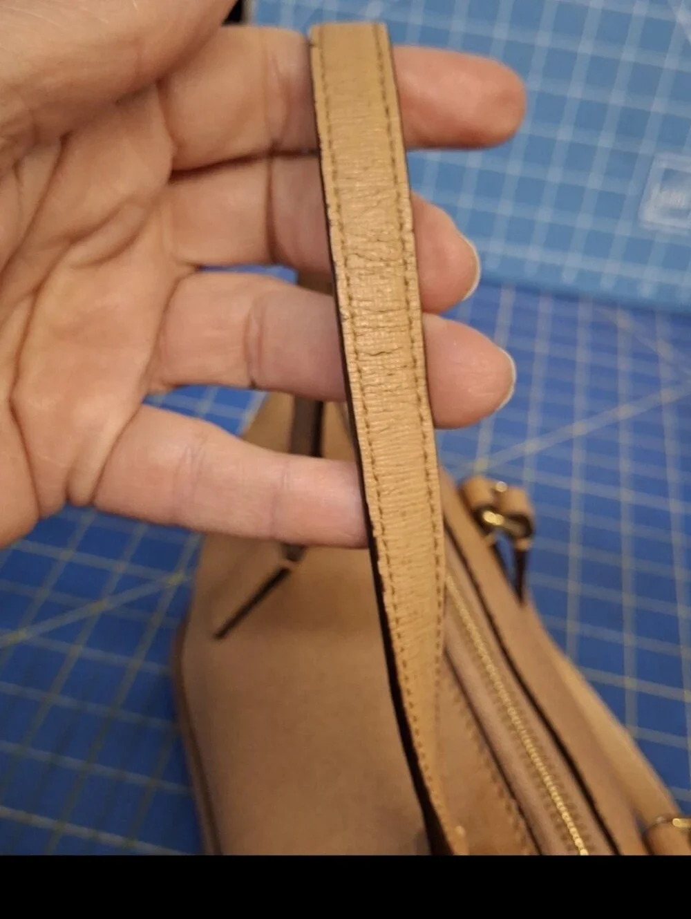 Coach tan leather