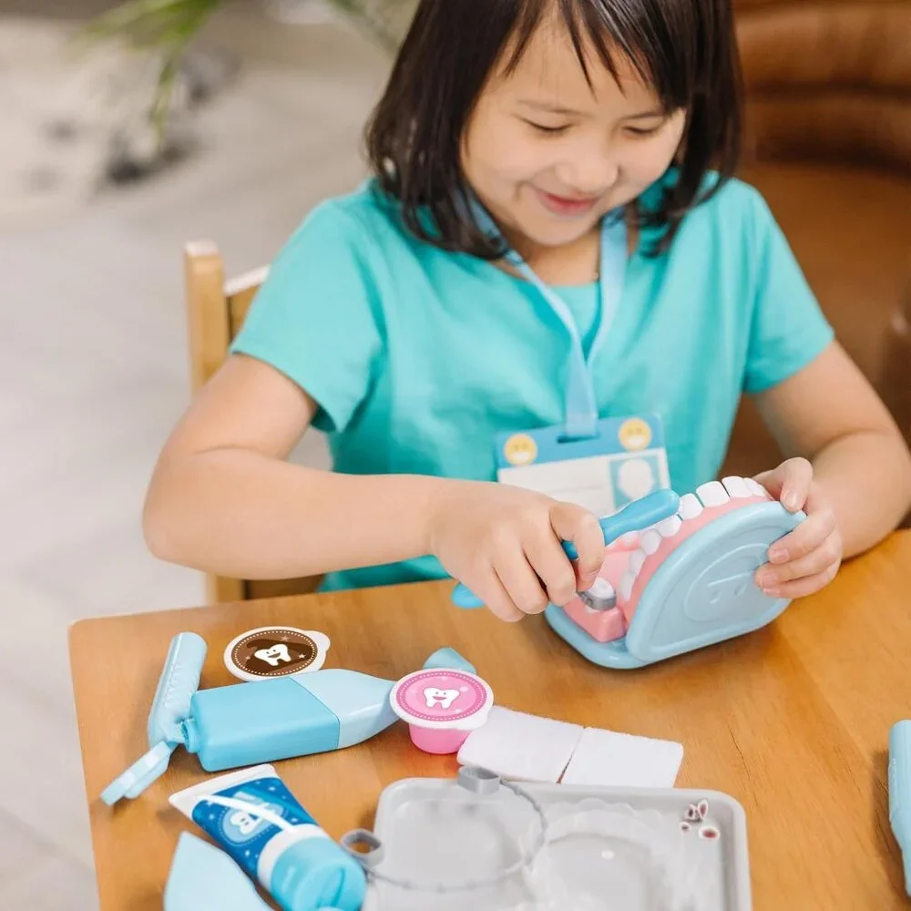 NEW Melissa & Doug Dentist Dental Pretend Play Teeth Set 25-piece Includes set o