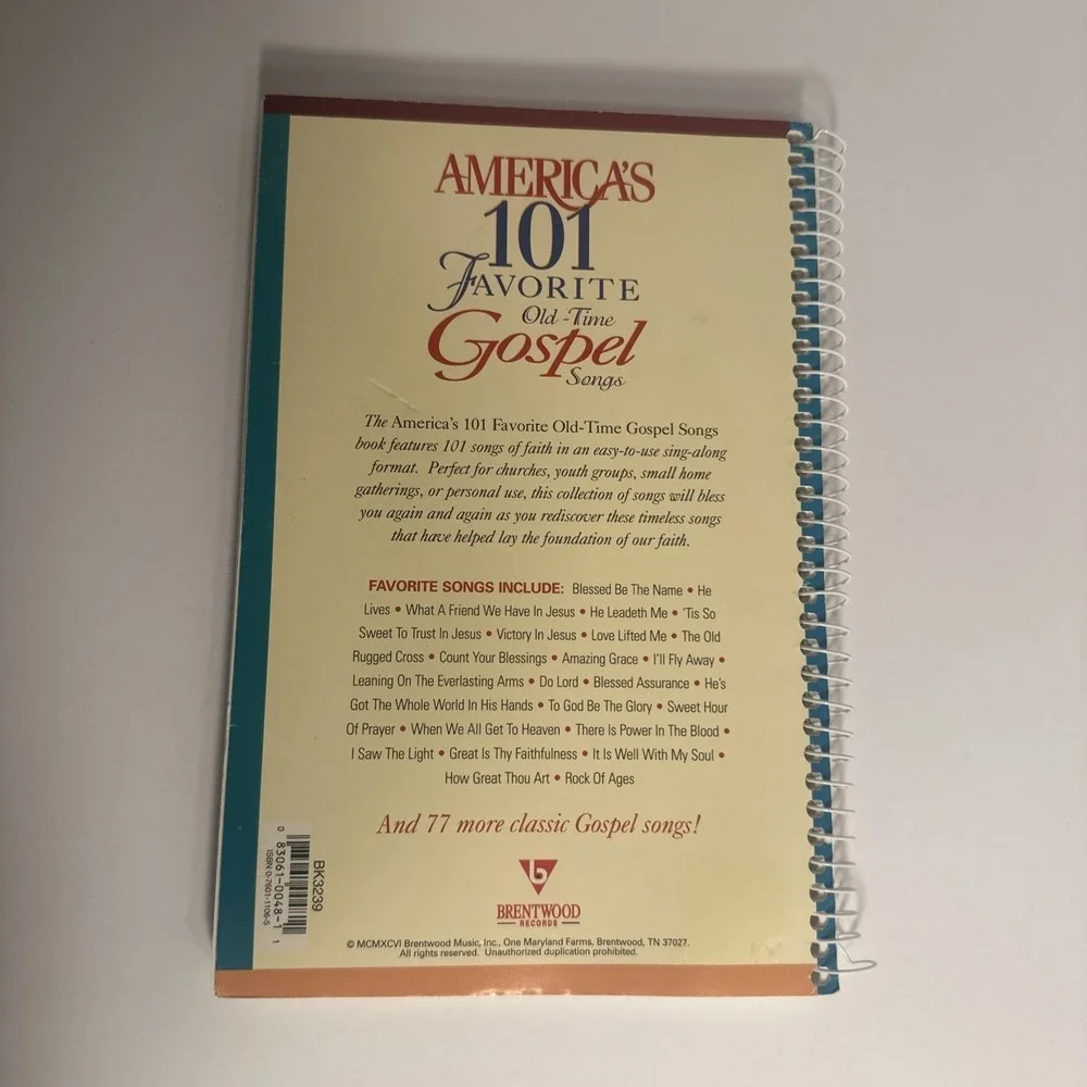 AMERICA'S 101 FAVORITE OLD-TIME GOSPEL SONGS By Larry Mayfield