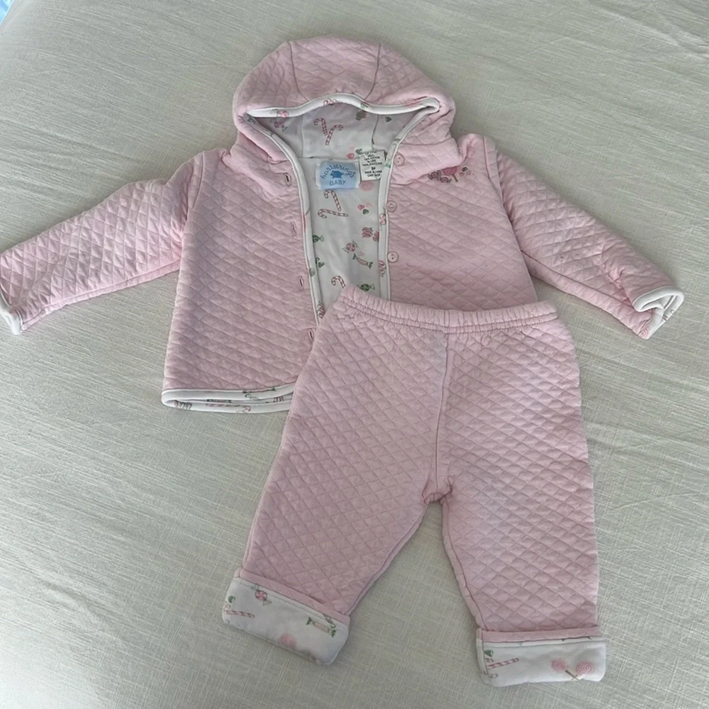 9M‎ vintage Hartstrings Holiday Sweat Suit