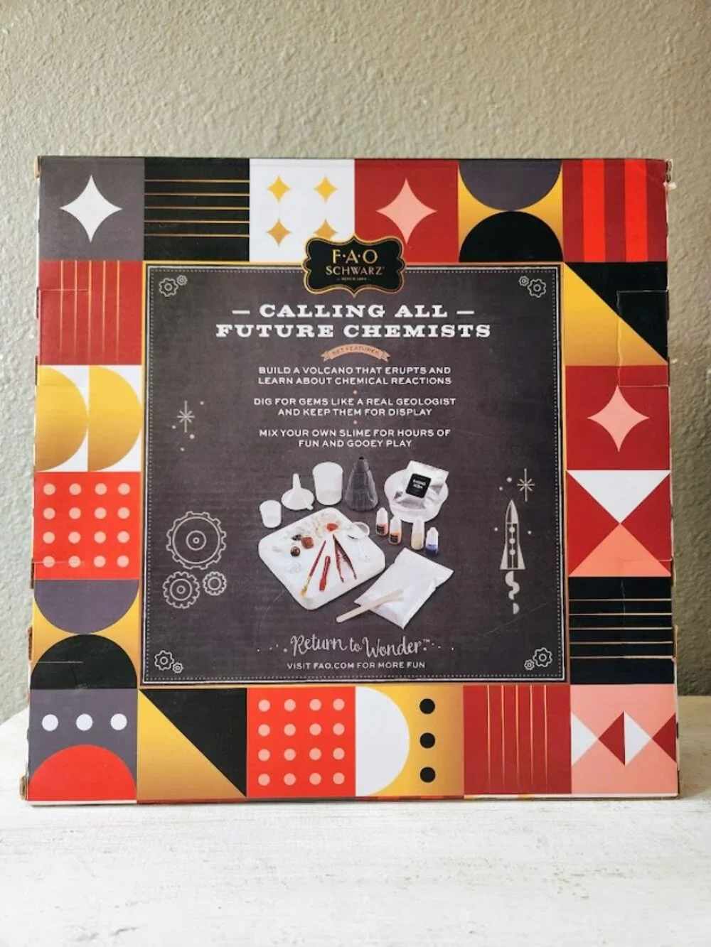 NEW FAO Schwarz Ultimate Science Experiment Kit Craft Chemistry volcano slime ge