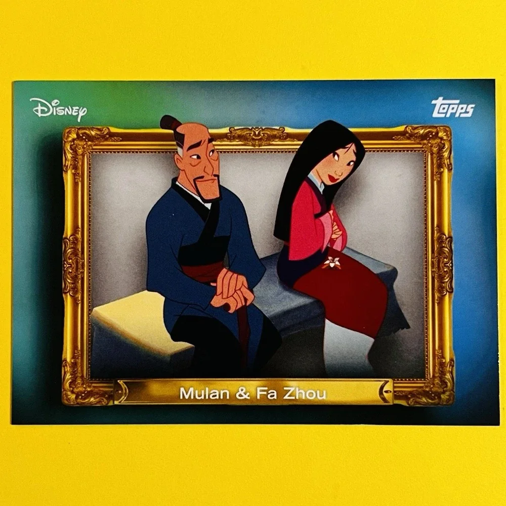 2026 Topps Disney Neon Mulan & Fa Zhou FF-6 Frame Film Insert‎ Disney