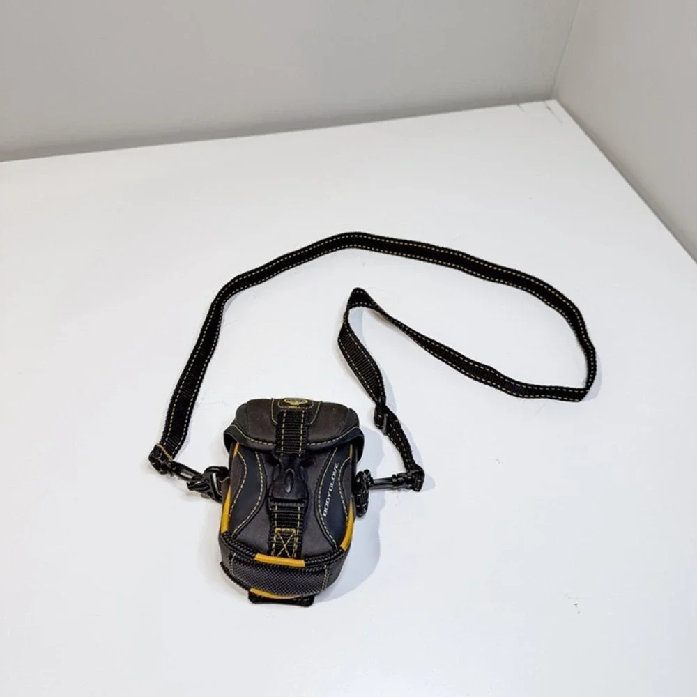 Body Glove Camera Pouch Case with Detachable Strap & 4 Pockets | Grey/Yellow