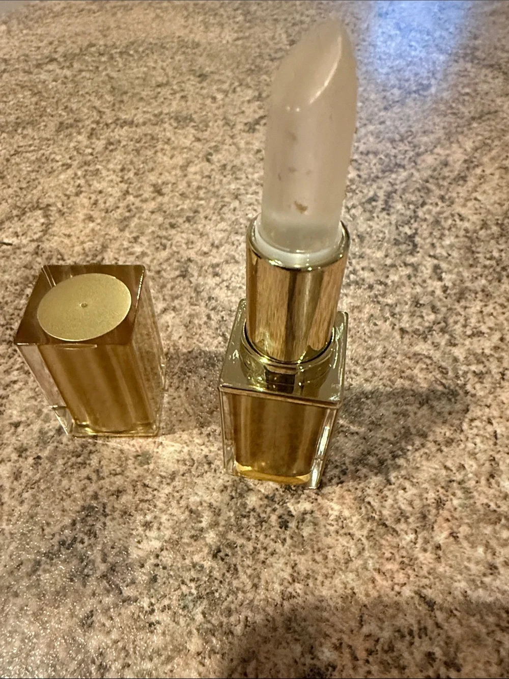 Clear Jelly Lipstick in Gold Case