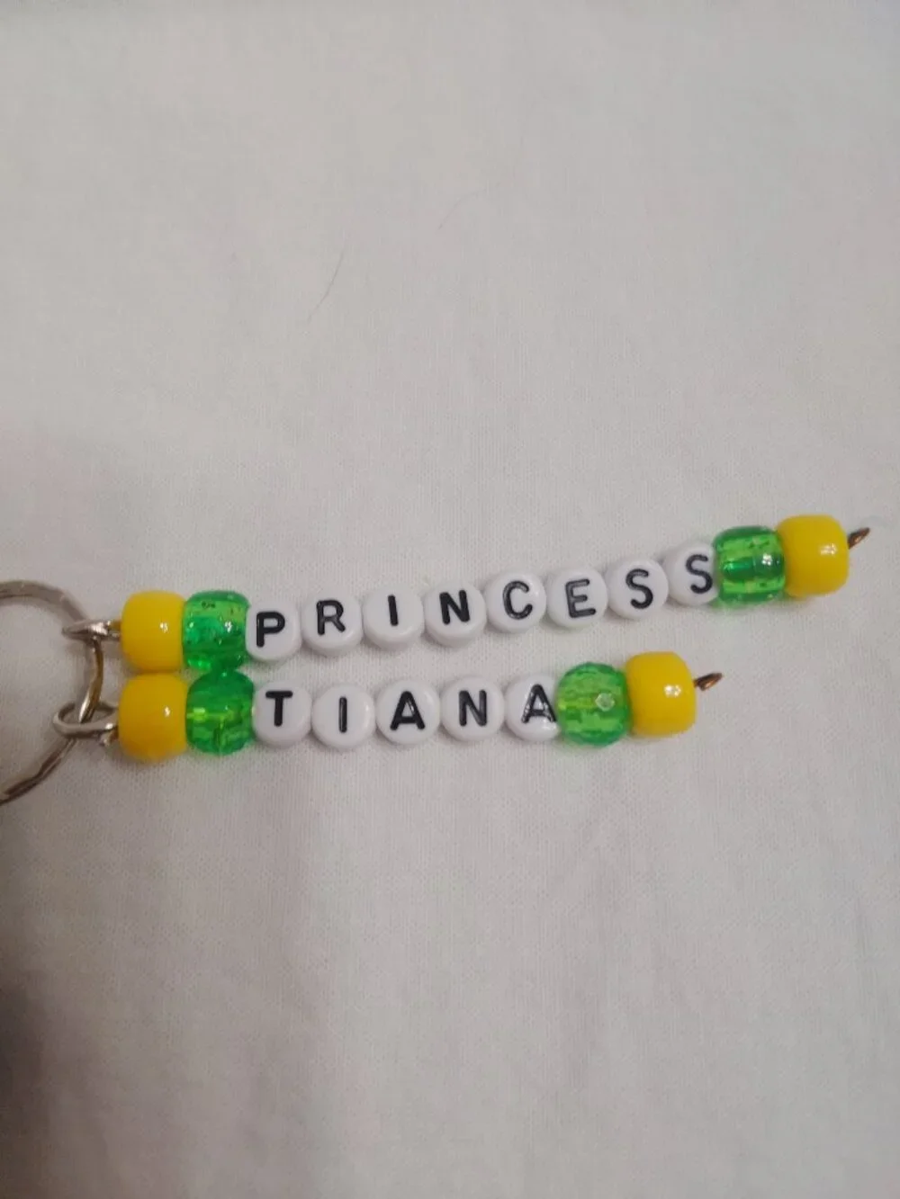 Disney Doorable Young Princess Tiana  Handmade Keychain