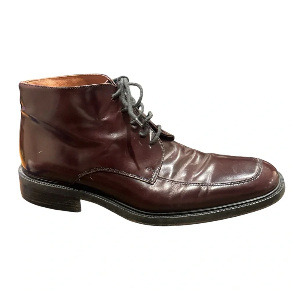 Banana Republic Men's Leather Chukka Boot in‎ Burgundy/Brown Size 11D
