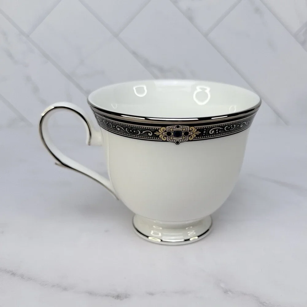 Lenox Vintage Jewel Tea Set - Cup, Saucer & Bread Plate - 12 Piece - Made In USA