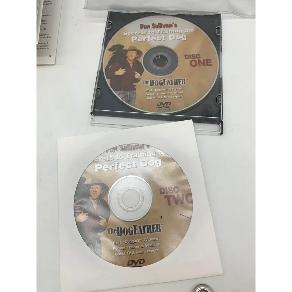 Don Sullivan Perfect Dog Training System Freedom Lines Leash DVDs Manual Set