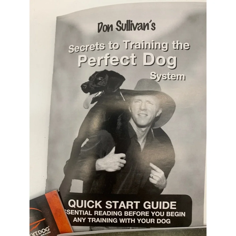 Don Sullivan Perfect Dog Training System Freedom Lines Leash DVDs Manual Set