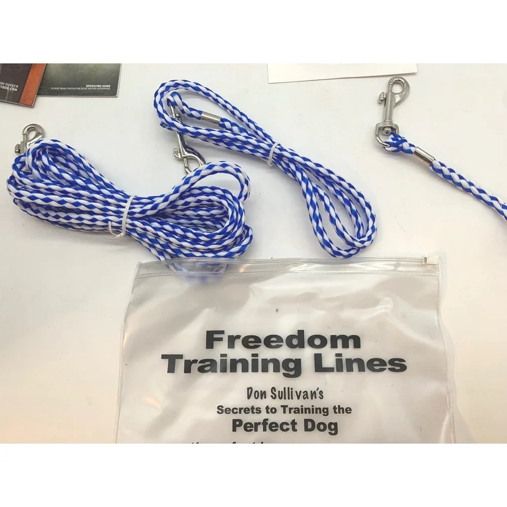 Don Sullivan Perfect Dog Training System Freedom Lines Leash DVDs Manual Set