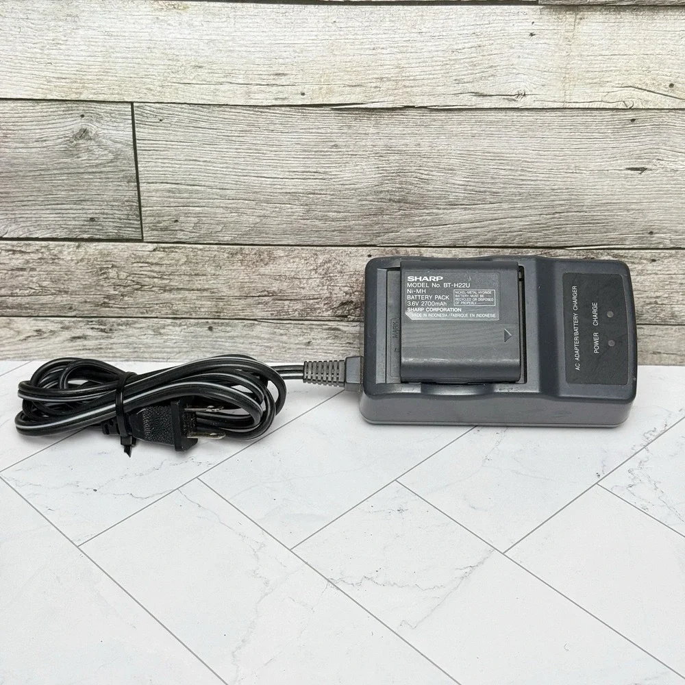 Sharp BT-H22U Battery Pack Black 3.6V 2700mAh Rechargeable for Viewcam VL-A10H