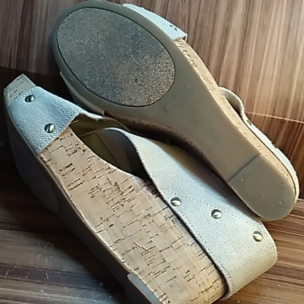 Lucky Brand wedges heels 9.5 cork