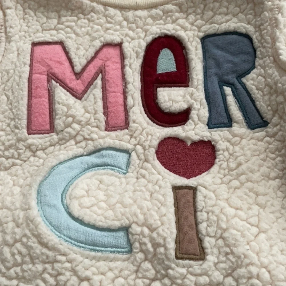 Peek Essentials Sherpa Merci Sweatshirt and Leggings 3-6M