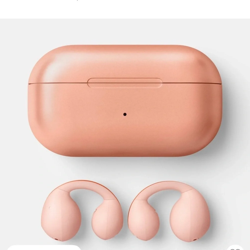Open-Ear Jewelry Earbuds - heyday™True  Wireless USB-C, Color: Peach NIB