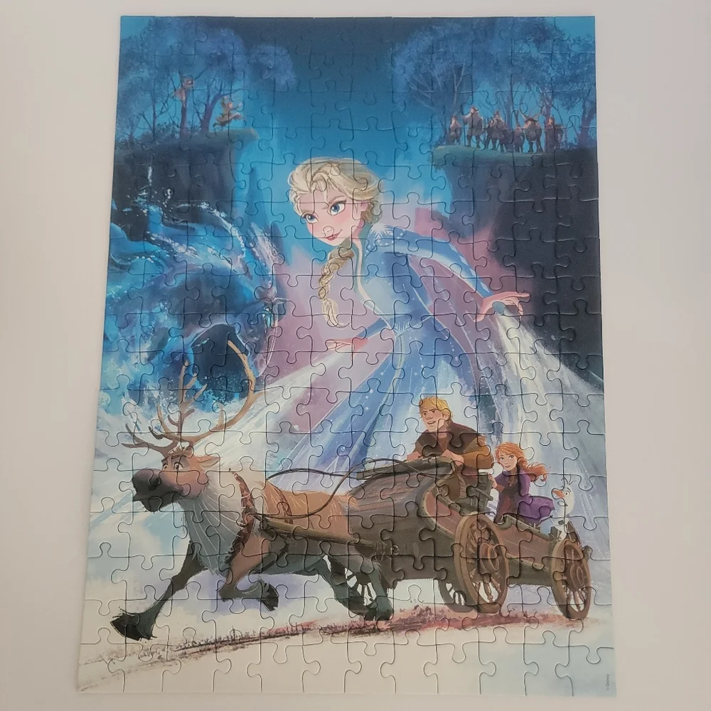 Ravensburger Frozen 2 puzzle featuring Elsa and friends 200 pieces Kids Toys