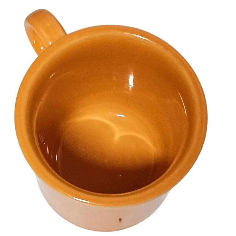 Fiestaware Fiesta Homer Laughlin Coffee Cup 10 Ounce Orange