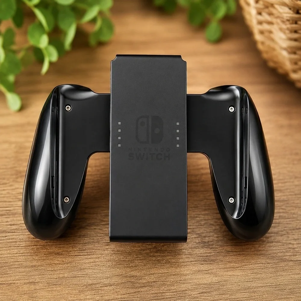 Nintendo Joy-Con Comfort Grip Ergonomic Controller Grip Handle, Black