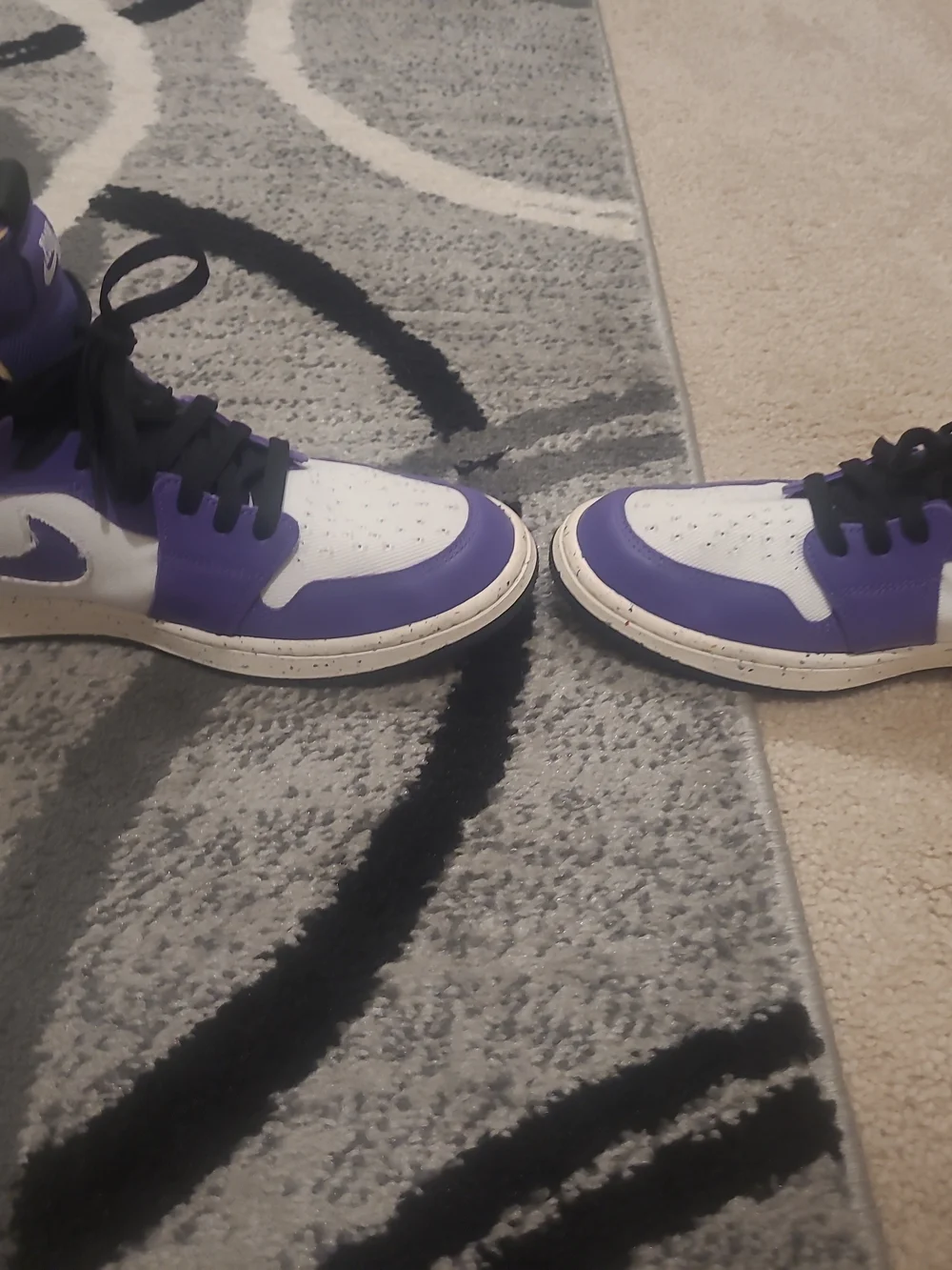 Air Jordan 1 High Zoom CMFT Basketball Crater Purple CT0978-501 US Men Size 11