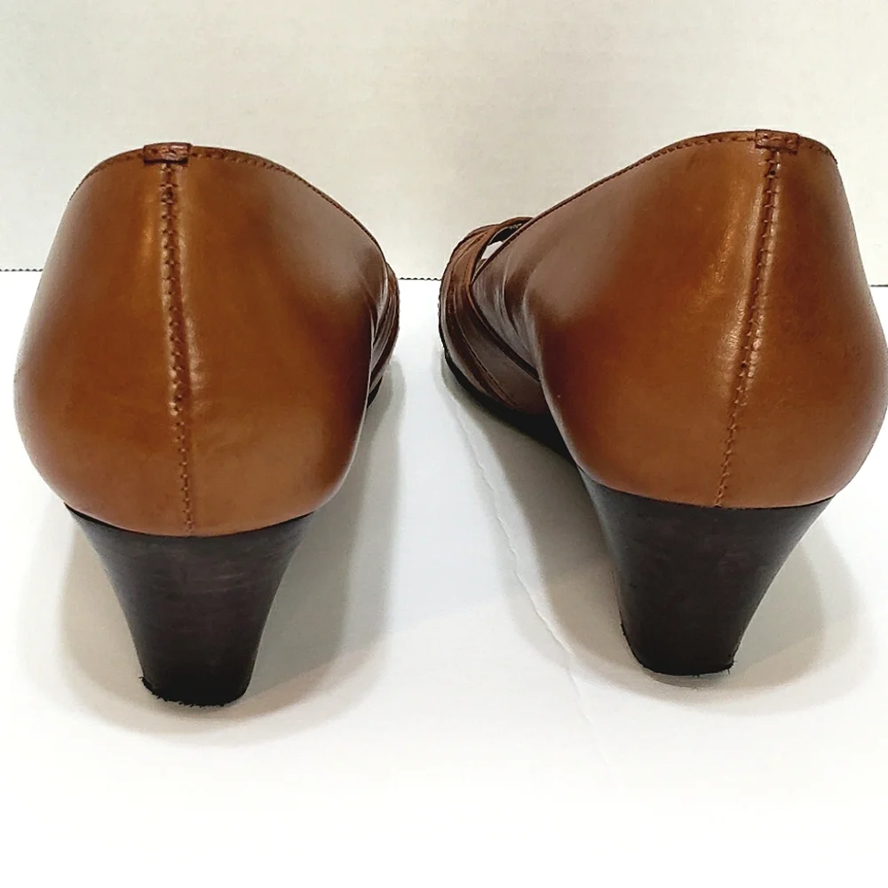 Trotters Brown Wedges