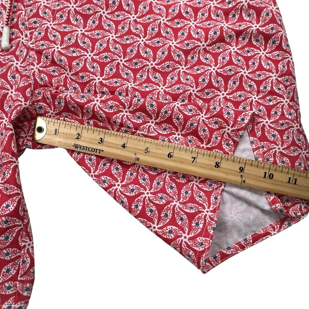 Johnnie-O Mens XL Red Floral 8