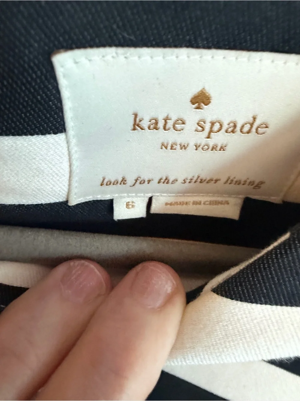 kate spade bold black