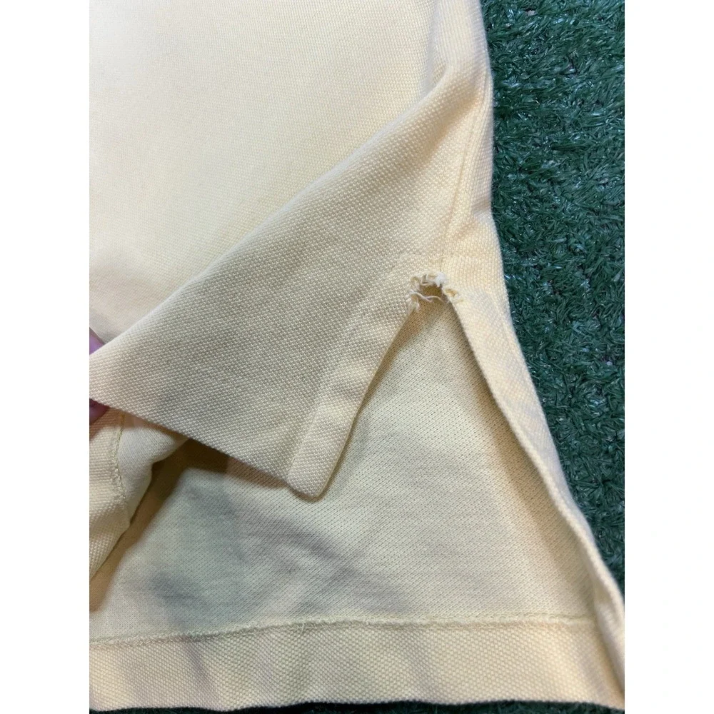 Polo Ralph Lauren Shirt Mens Size XL Yellow Short Sleeve Casual Preppy‎