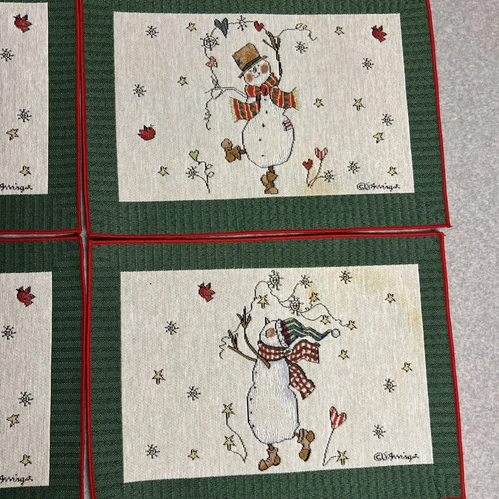Winter Placemats-Set of 14-Susan Winget 
