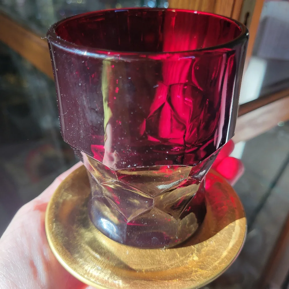Gold Lacquer Coasters (6) ~ Viking Import Japan ~ 1960s? ~ Versatile ~ Vintage